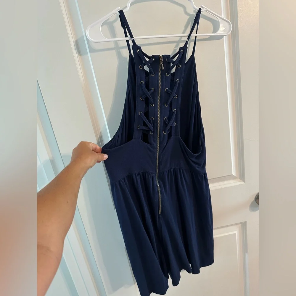 High Neck Romper - Picture 3 of 3